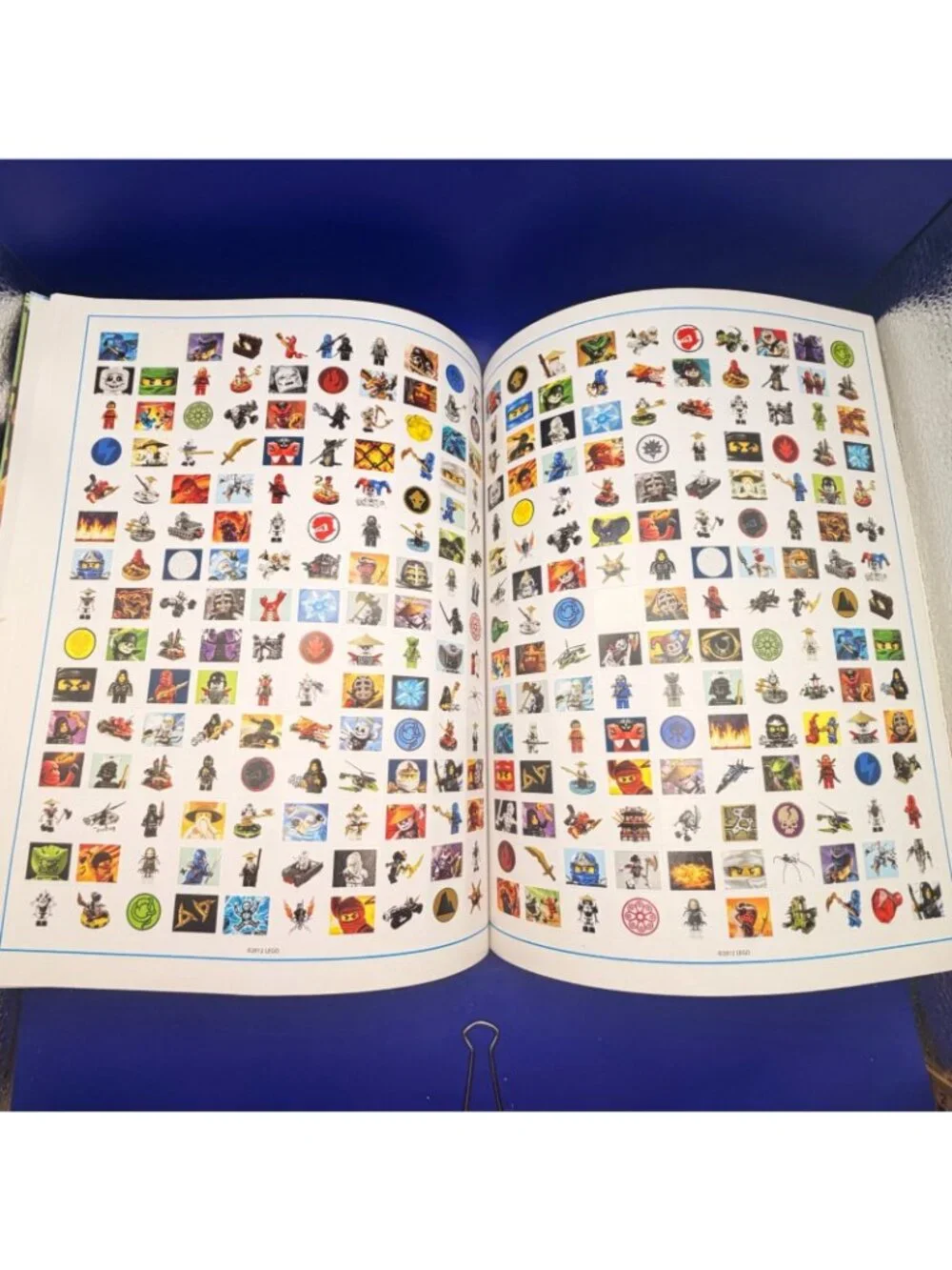 LEGO Ninjago Ultimate 1000 Reusable Sticker Collection Book DK 2012 Partial Used